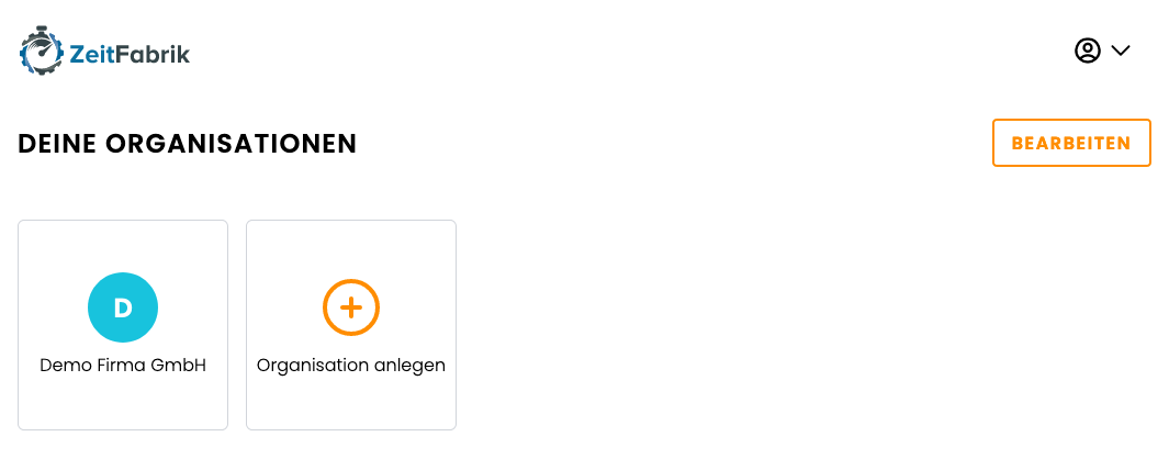 Deine Organisationen Deine Organisationen