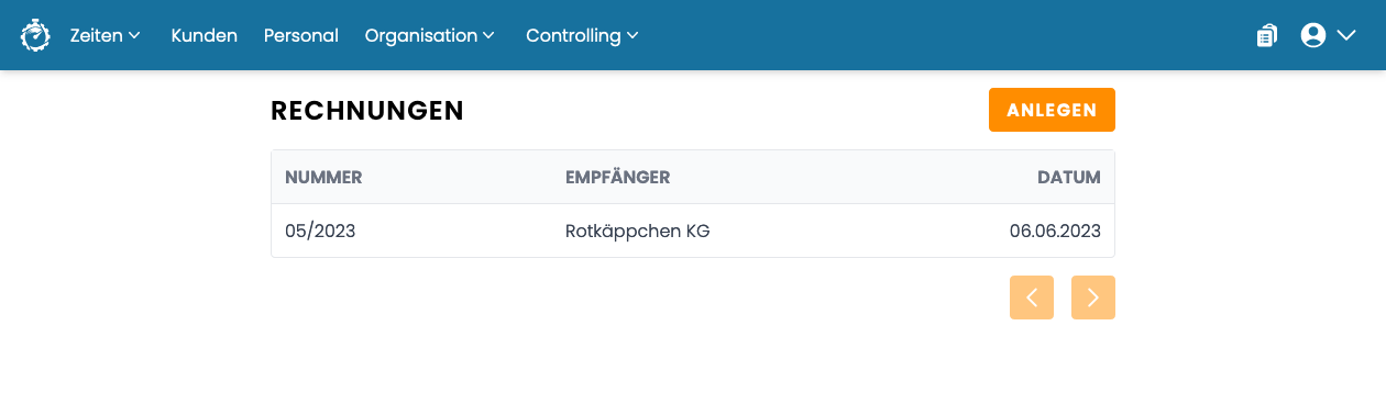 Rechnungen Rechnungen