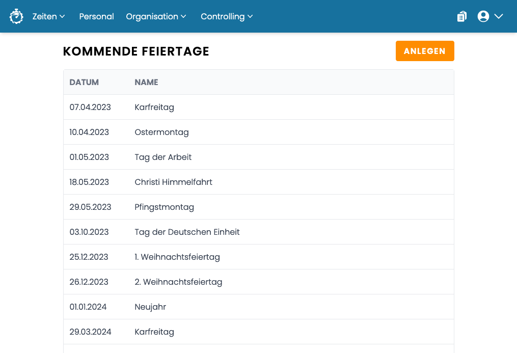 Kommende Feiertage Kommende Feiertage